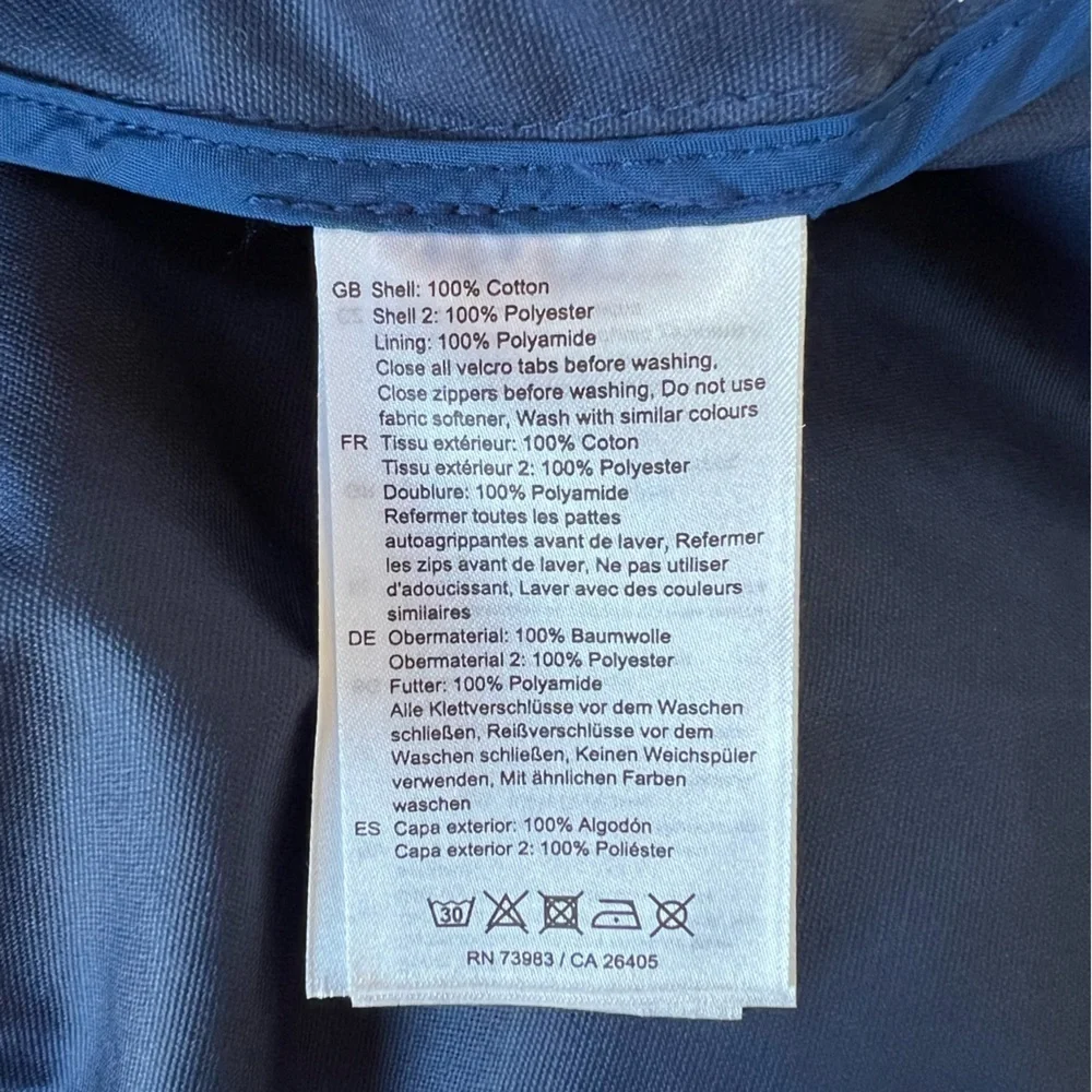 Helly Hansen Trollvann Anorak Hooded Pullover Jacket in Catalina Blue, size XS - Picture 10 of 12